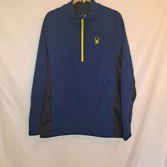 Spyder Men's Navy and Black Performance Jacket XXL #202 - Picture 1 of 7